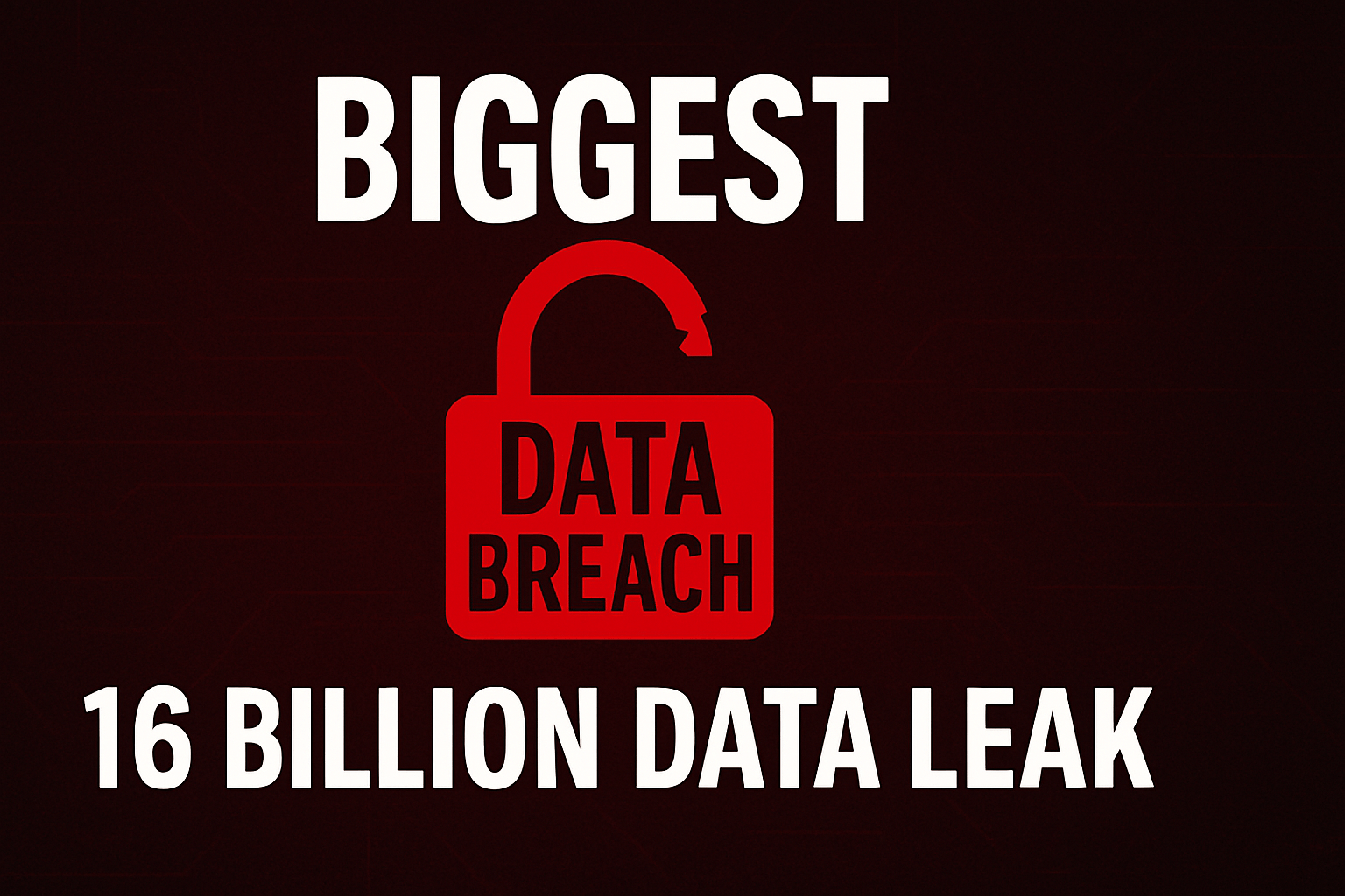 Cybersecurity in 2025: 16 Billion Records Leaked — What You MUST Do Now